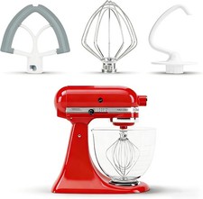 3Pcs Mixer Attachments for KitchenAid 4.5-5QT Tilt Head Stand Mixer, Flat