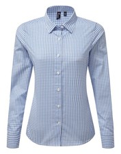 Premier Women's Maxton check long sleeve shirt