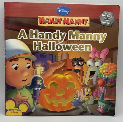 Handy Manny Halloween Book Lift The Flap *no stickers -Removed*