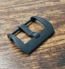 Panerai 22mm OEM PVD Black Titanium Tang Ardillon Buckle 22MM PAV00675 Swiss