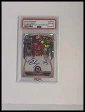 2023 Bowman Elijah Green Chrome Atomic Auto /100 Nationals PSA 10