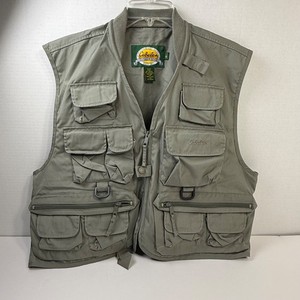 Gilet De Pêche à La Mouche Cabela's Taille 3XL Vintage Vert Clair