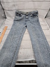Vintage Lee Riders Jeans 90s Acid Wash Grunge Mens Size 36X30 USA Made Blue