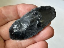 NICE PALEO OVOID KNIFE FOUND IN BLACK ROCK DESERT NEVADA, ARROWHEAD CLOVIS BLADE
