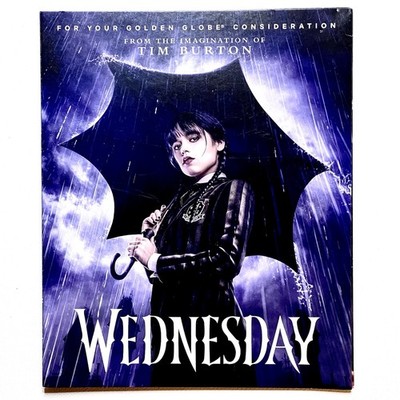 WEDNESDAY FYC DVD Season 1 Jenna Ortega Hunter Doohan Christina Ricci NETFLIX