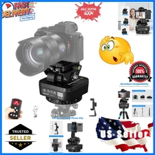 M4 Motorized Rotating Panoramic Tripod Head, Remote Control 360° Pan Tilt Hea...