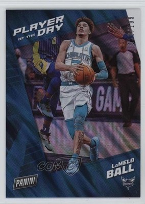 2021-22 Panini Player of the Day Moon Lava /199 LaMelo Ball #8 14mg