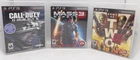 PS3 Action/Adventure Bundle of 3: Army of Two, Mass Effect 3, Call of Duty, Etc.