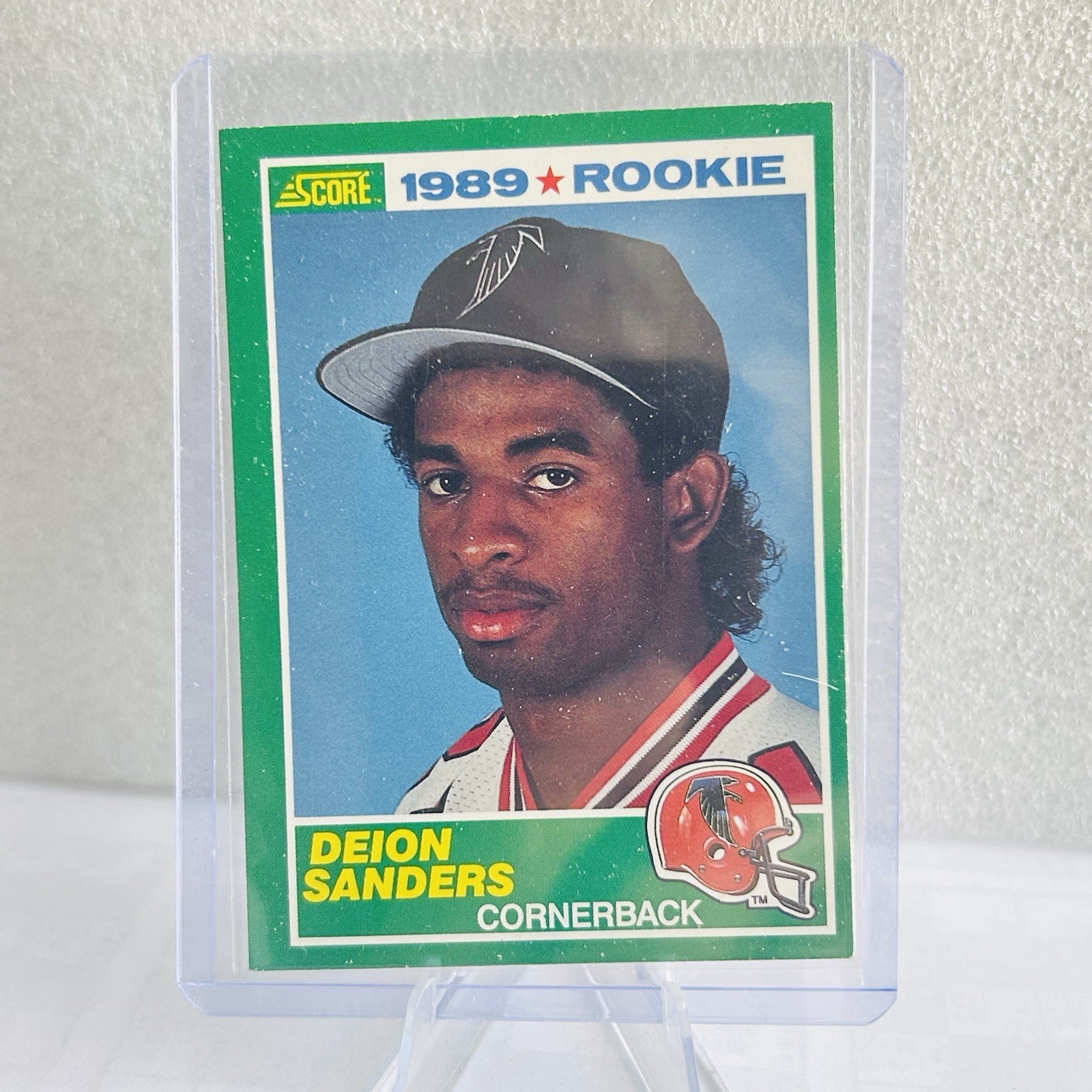 1989 Score RC Deion Sanders #246 Atlanta Falcons