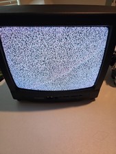 Sylvania 13" SST4132 AV Color CRT TV Television Audio Video Jacks No remote