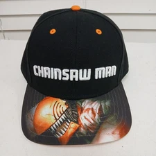 CHAINSAW MAN CRUNCYROLL HAT CAP SNAPBACK MENS DENJI BIOWORLD ADJUSTABLE