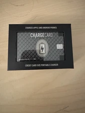 Chargecard Credit Card Size Portable Charger Apple And Android Phones Aquavault