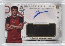 2022-23 Topps Inception OTE Overtime Elite Relic /149 Tudor Somacescu Auto 16hd
