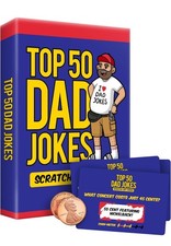Premium Scratch Off Cards Funny Husband Papa Grandpa Gift Idea Top 50 Dad Jokes