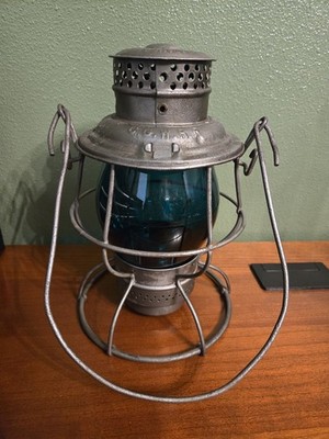 Chicago Great Western Railroad Adams Westlake Reliable Tall Globe Green Lantern
