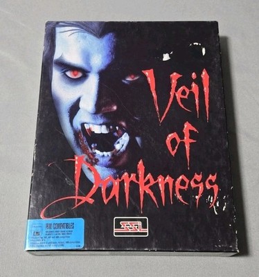 Rare VTG Veil of Darkness SSI IBM PC Big Box Game 3.5'' Floppy CIB 1993 Vampire
