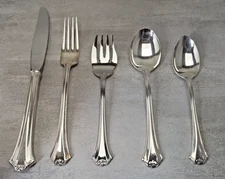 Reed & Barton Country French 18/8 Stainless 5 Pc Place Setting Japan