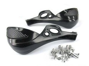 Protège-mains moto cross universels noirs pour enduro et quad