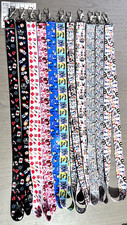 20pcs cartoon anime mix Neck Strap Lanyard Key chain ID Phone Card Badge Holder