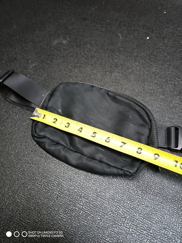 Markenlos schwarz Bauchtasche Gürteltasche Hüftgurt leicht Unisex - Bild 2 von 8