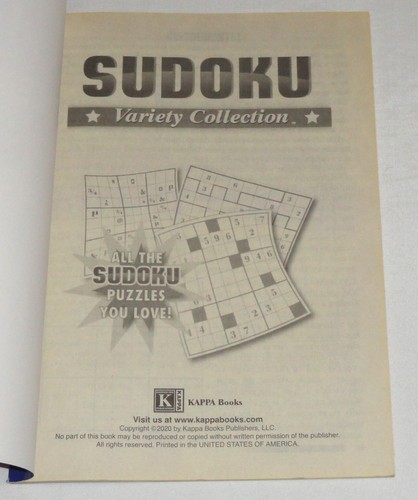 Posten 7 verschiedene New-Old-Stock unbenutzt Kappa Sudoku Sammlung Puzzlebücher - Bild 16 von 17