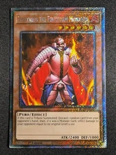 Yugioh - Thestalos the Firestorm Monarch RA03-EN143 1st Platinum Secret Rare NM