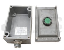 ALLEN BRADLEY 800H-2HZ4R SER C PUSH BUTTON ENCLOSURE