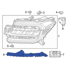 For Ford Expedition 2022-2024 Ford NL1Z17C973A Left Headlight Bracket