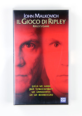 John Malkovich Il Gioco di Ripley Ripley's Game VHS Originale Videocassetta 2002
