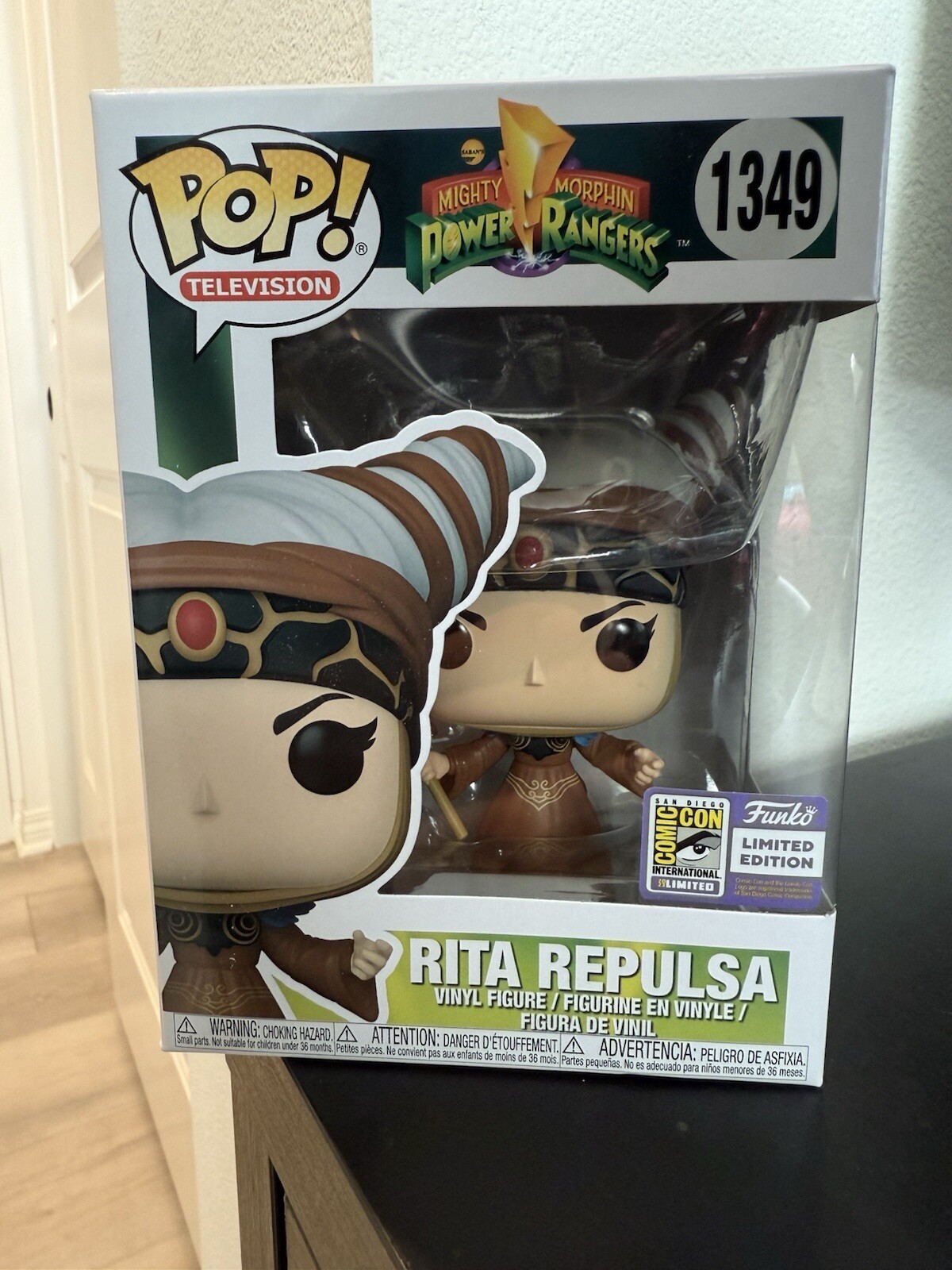 Funko Pop! MMPR Rita Repulsa SDCC 2023 Official Sticker