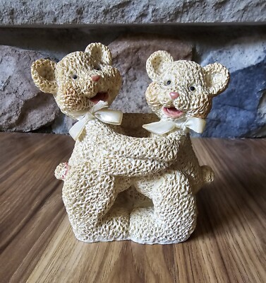 Vintage 1998 Magic Creations Hugging Bears H 6