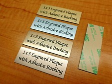 Custom Engraved 1x3 Plaque Tag Sign Plate  Personalized Calligraphy Script Font