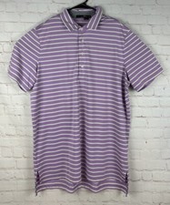 Ralph Lauren RLX Performance Polo Golf Shirt Mens Size Large Short Sleeve Purple