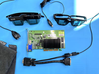   ELSA 3D Gladiac MX AGP 32MB GEM32T Nvidia GeForce 2 MX + Revelator Brillen