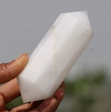 360g White Milky Quartz Crystal Healing Reiki Chakra Stone Metaphysical DT Point
