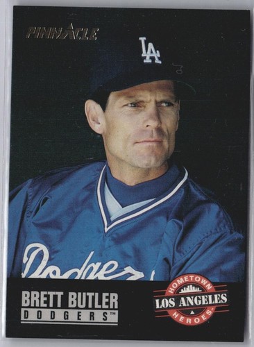1993 Pinnacle Baseball Card #487 Brett Butler Los Angeles | eBay