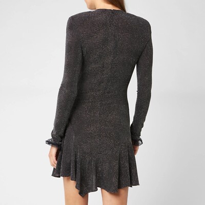 Philosophy Lorenzo Serafini Sparkle Ruffle Asymmetric Dress Glitter Black IT40 S | eBay Philosophy Lorenzo Serafini Sparkle Ruffle Asymmetric Dress Glitter Black IT40 S | eBay
