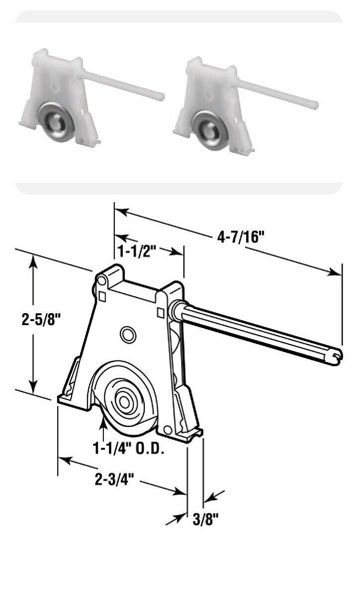 2 Slide-Co Screen Door Tension Spring, Side Adjustable, Anderson 113728 ...