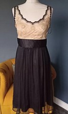 next signature Size 8 Lace Top Knee Length Cocktail Evening Dress rrp £65