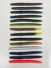 Nimrod's Tackle 4 INCH SENKO STYLE WORMS SALTED SCENTED 15 Pack Made in USA