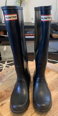 Black Hunter boots size 4M/ 5W | eBay