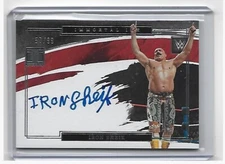 IRON SHEIK 2022 Panini Impeccable Immortal Ink Autograph #57/99 IM-ISH Auto