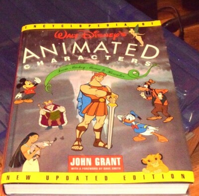 Walt Disney's Encylopedia of Animated Characters John Grant book  BRAND NEW!