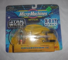 Star Wars Micro Machines X-Ray Collection IV Boba Fett's Slave Y-Wing Fighter