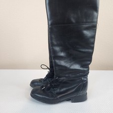 Blondo Size 6.5 B Black Leather Waterproof Kn...