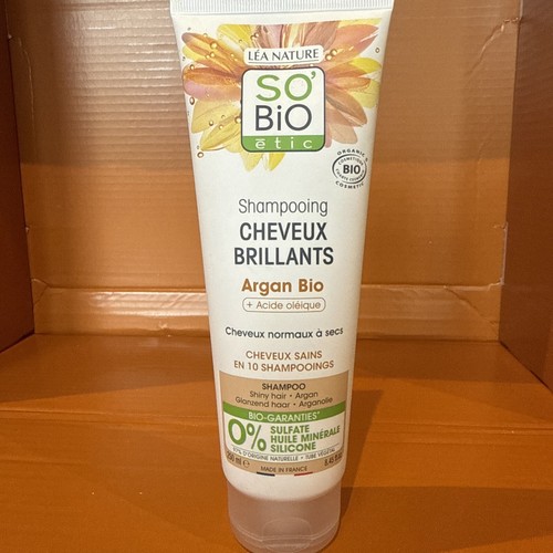 SO BIO SHAMPOING CHEVEUX BRILLANTS ARGAN 250ML