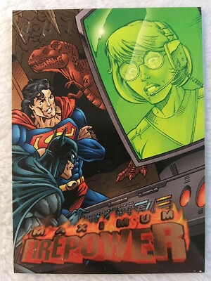 1996 DC Maximum FirePower Oracle Leads The Way Insert Chase Card #2 of 20 Fleer 