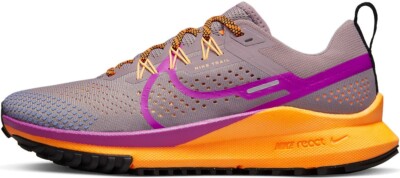 Nike React Pegasus Trail 4 Purple-Orange Women's Shoes Size 8 US DJ6159-500