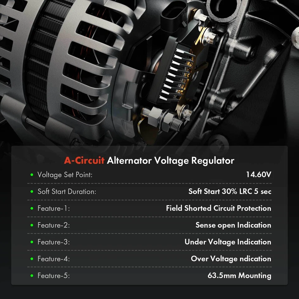 Regulador de voltaje del alternador para Toyota Camry 1991-2001 RAV4 96-00 Corolla 14,6 V Foto 2 de 4