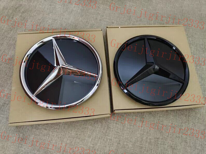Gloss Star Mirror For GLC GLE GLS V167 Grille Badge Emblem 20.5CM 2020-2022